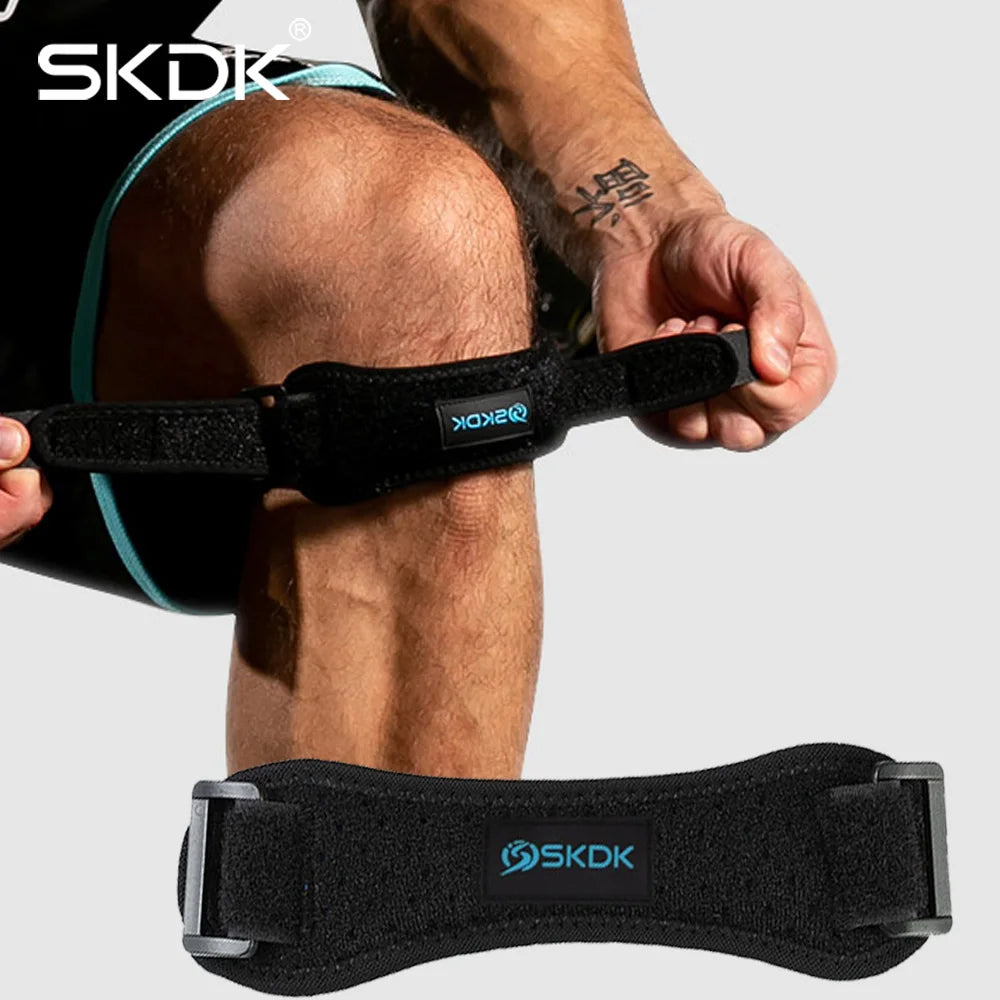 Stay active: Adjustable Patella Knee Band for ultimate support! - Anasfit forge