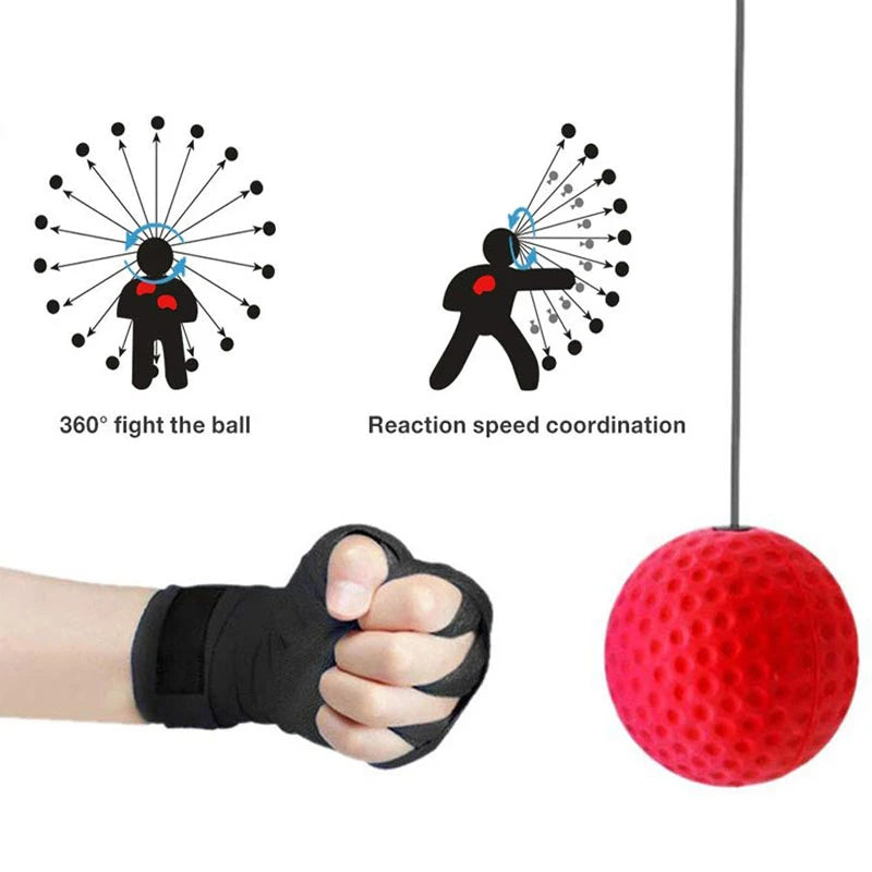 Improve reflexes fast: Head-Mounted Boxing Speed Ball Trainer! - Anasfit forge