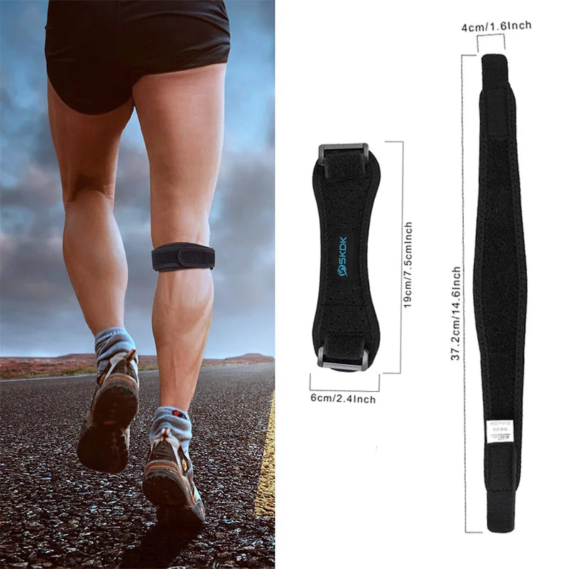 Stay active: Adjustable Patella Knee Band for ultimate support! - Anasfit forge