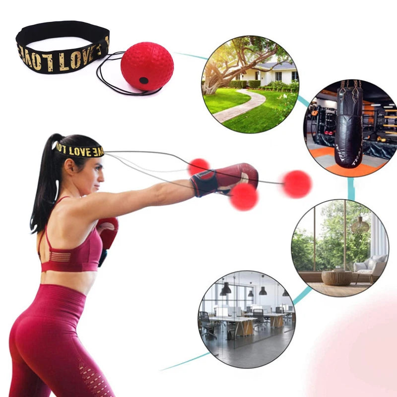 Improve reflexes fast: Head-Mounted Boxing Speed Ball Trainer! - Anasfit forge