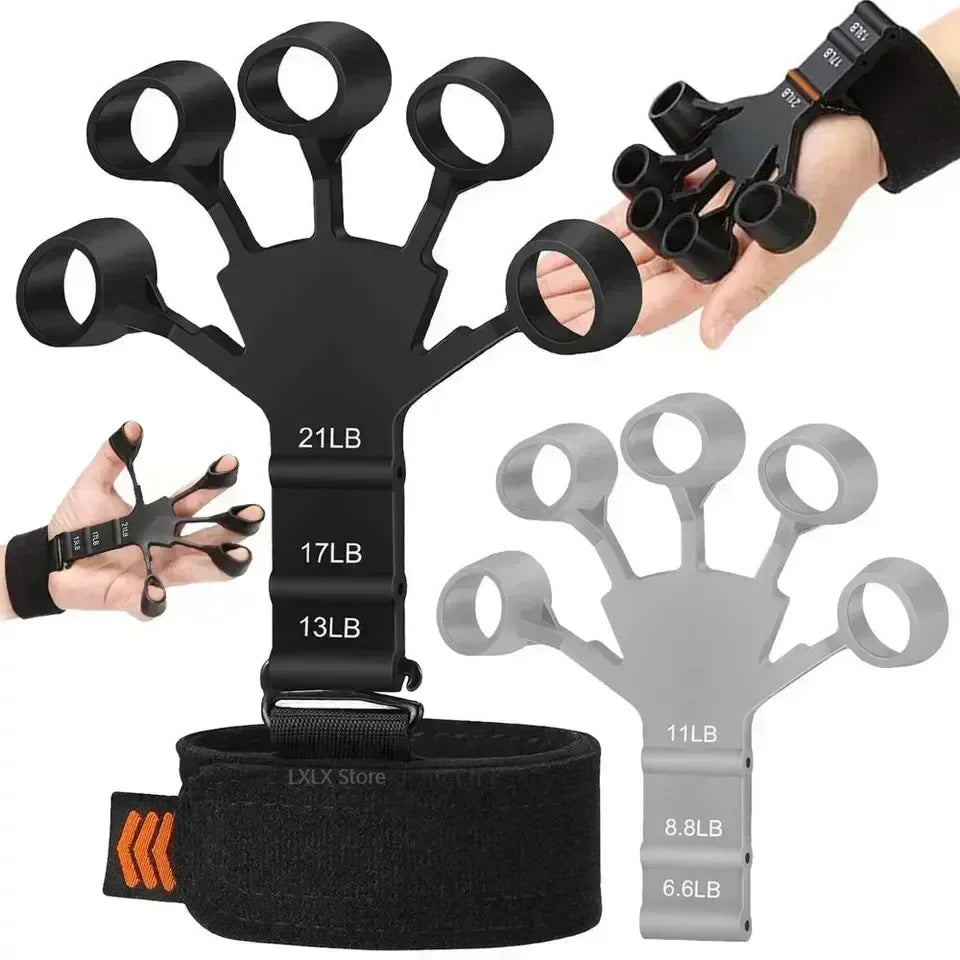 Boost grip strength: Silicone Finger Exercise Trainer for better control! - Anasfit forge