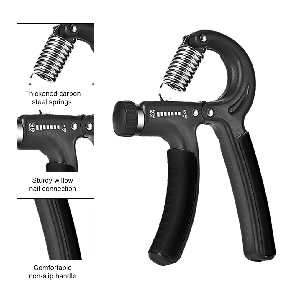 Boost grip strength: Adjustable Hand Exerciser for all fitness levels! - Anasfit forge