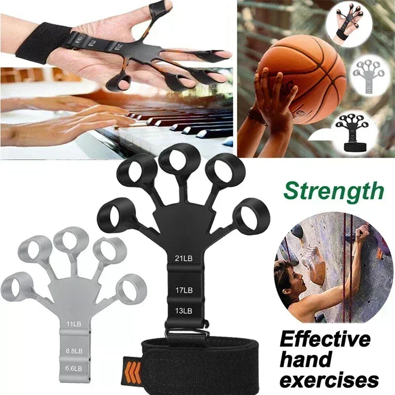 Boost grip strength: Silicone Finger Exercise Trainer for better control! - Anasfit forge