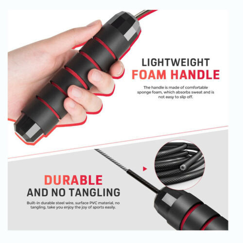 Jump faster, train harder: Tangle-Free Speed Jump Rope with bearings! - Anasfit forge